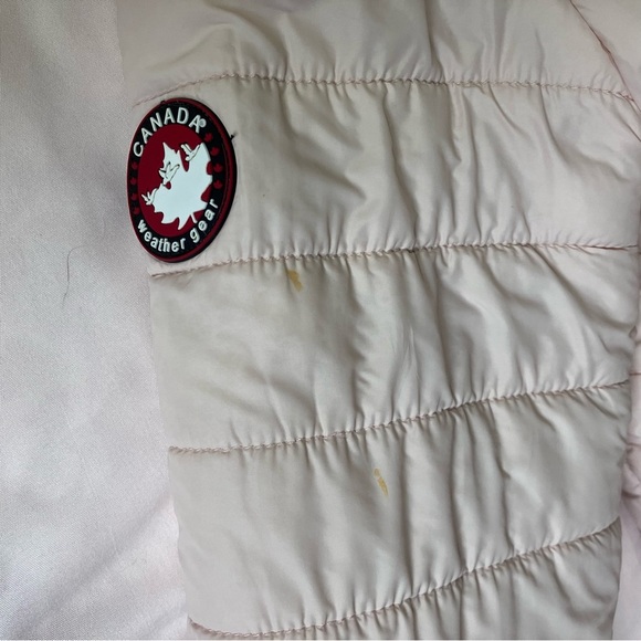 Canada Goose Girls Light Pink Quilted Puffer Jacket-Large - Picture 8 of 16